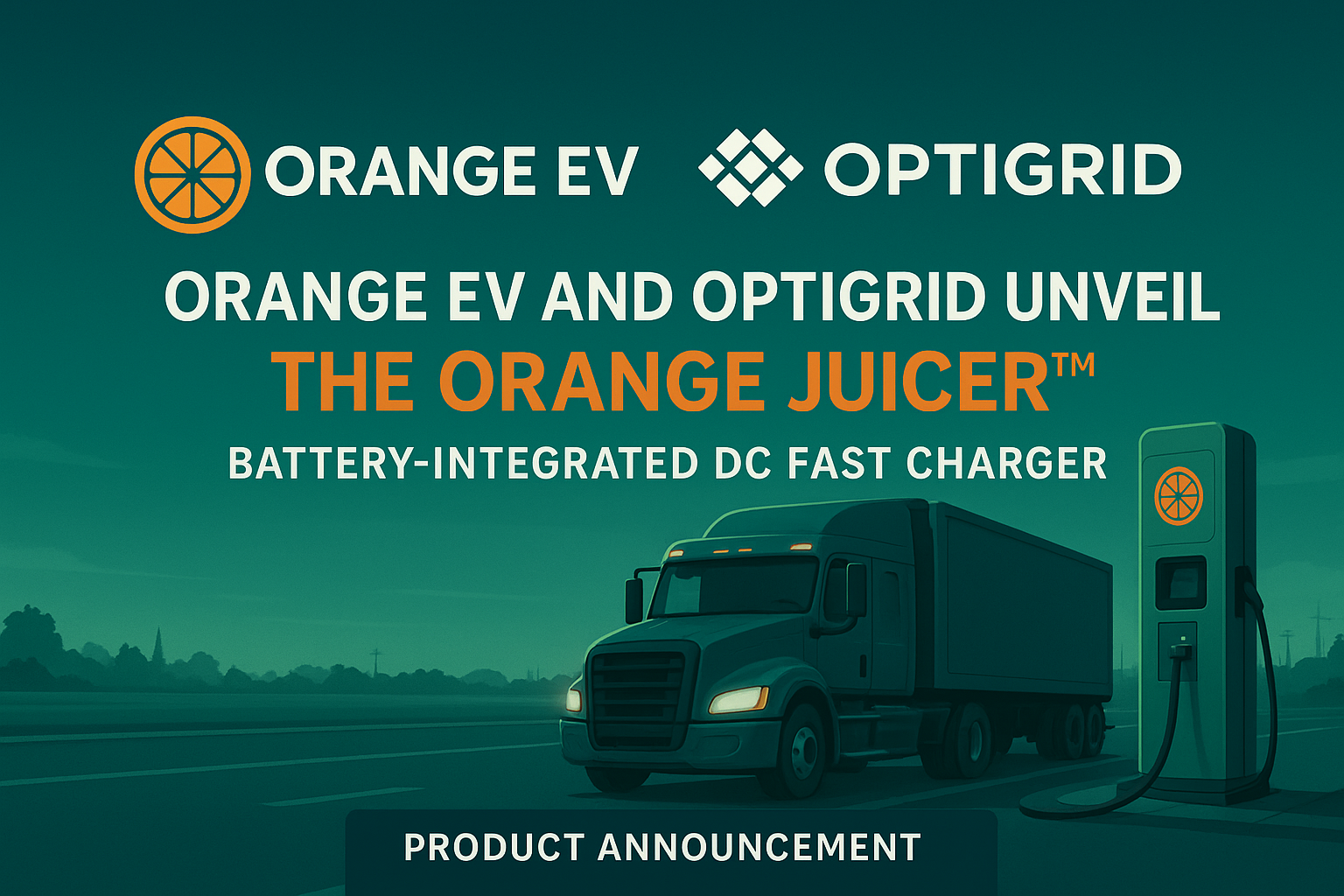 Orange EV And Optigrid Unveil The Orange Juicer™ Battery-Integrated DC Fast Charger - AutoTech Asia Blog